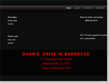 Tablet Screenshot of dunnsbarbque.com